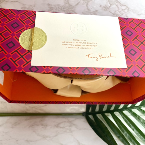 Criss Cross Slip On Mules Color Block Heel Wedge Tory Burch - Picture 11 of 15